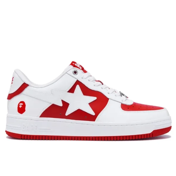 Bape Sta #6 White x Red